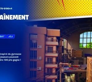 se rendre sur le Terrain d'entrainement de héros dans Fortnite