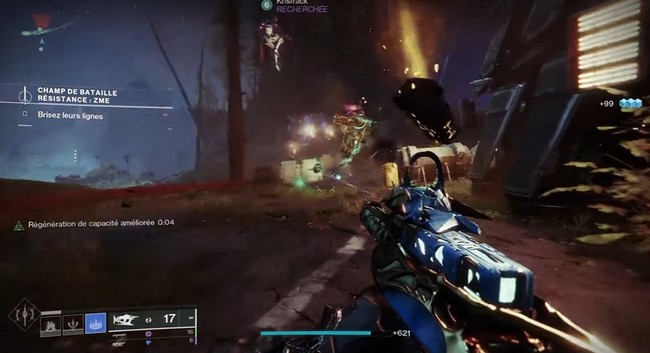 Champ de bataille Résistance ZME destiny 2 saison 20-1