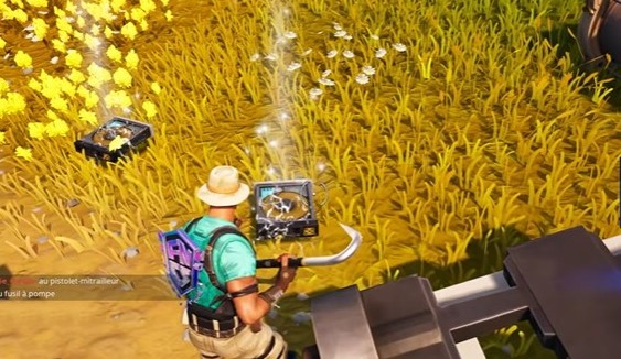 Endommager des coffres des Adoubés pour obtenir des disques durs Fortnite