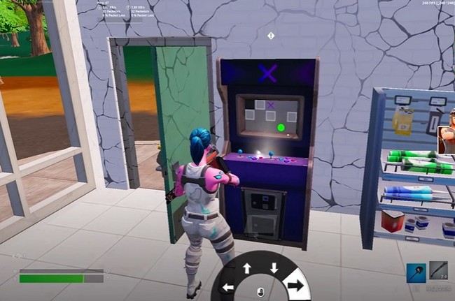 Gagner le jeu d'arcade à Frenzy Fields ou slappy Shores Fortnite, saison 2 du chapitre 4-1