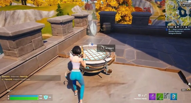 Prendre contact avec stellan, gardien de la faille dans Fortnite Quête Adoubés Partie 5