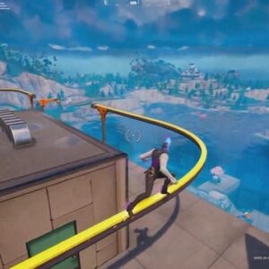 utiliser un rail de glisse dans Fortnite