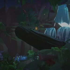 Trouver un moyen de déplacer la bûche prés de la chute d’eau dans Disney Dreamlight Valley