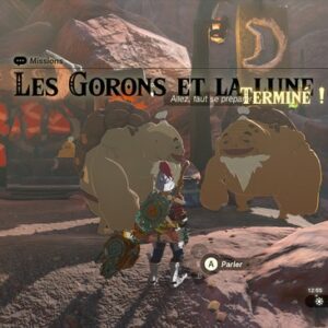 Les Gorons et la lune- Zelda Tears of the Kingdom