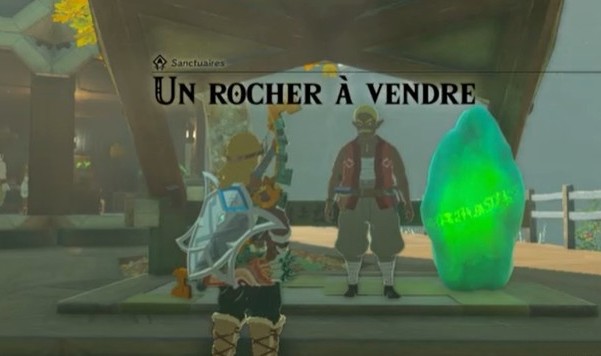 quête Un rocher à vendre Zelda Tears of the Kingdom