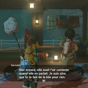 quête Le départ de Tinieh Zelda Tears of the Kingdom