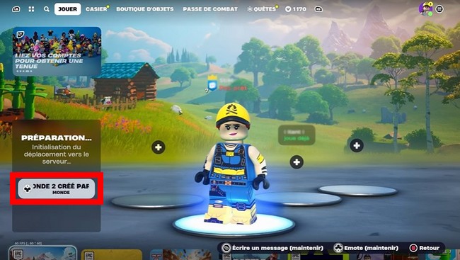 Comment créer un nouveau monde LEGO à Fortnite