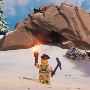 Localisation des grottes de glace dans LEGO Fortnite