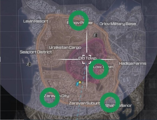 emplacements des orbes Zombie MW3 Saison 1