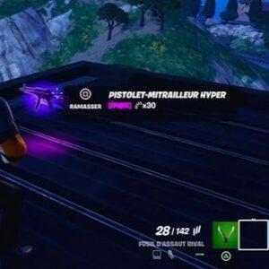 Infliger des Dégâts Après Avoir Trouvé et Ramassé un Objet de Niveau Épique ou Supérieur Fortnite