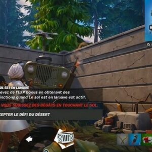 Accepter un Défi du Déser fortnite Chapitre 5 Saison 3