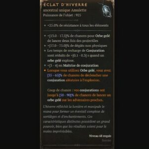 Comment obtenir l'Éclat d’hiverre dans Diablo 4