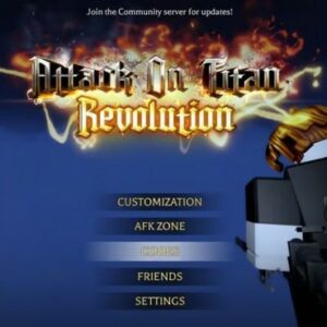 Roblox : Codes Attack on Titan Revolution (Août 2024)