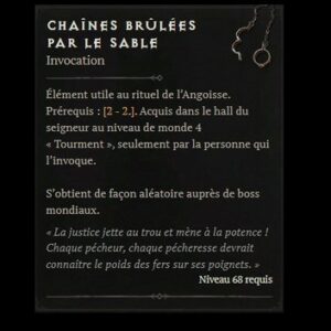 Comment obtenir les Chaînes brûlées dans Diablo 4