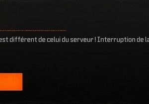 Black Ops 6 Notre fichier de niveau est différent de celui du serveur