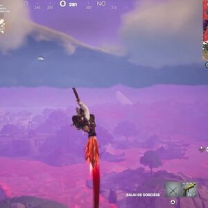 Comment Parcourir la Distance dans les Airs avec un Balai de Sorcière Fortnite-1