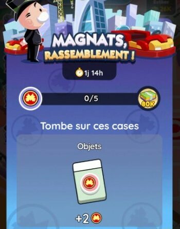 Magnats, rassemblement Monopoly GO