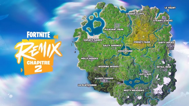 CHAPITRE 2 REMIX FORTNITE Nouvelle Map