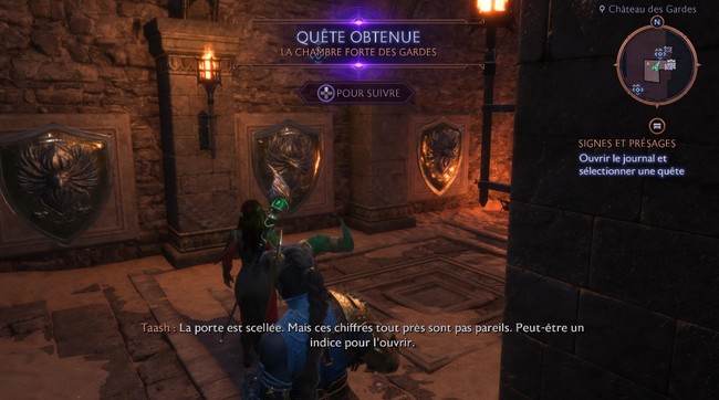 quête-La chambre forte des gardes- Dragon Age The Veilguard