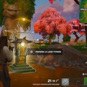 Emplacements Porte Lame Typhon Fortnite